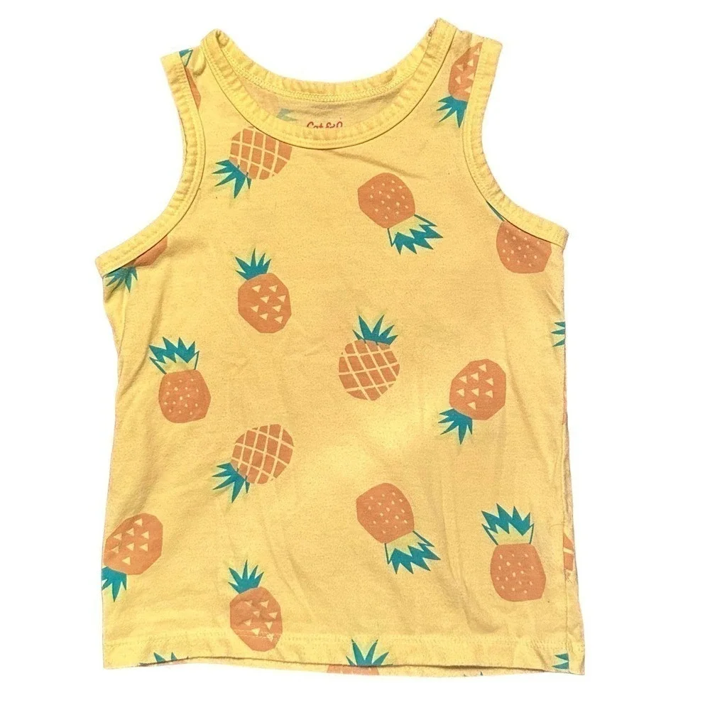 Cat & Jack (2) Tank Tops & (1) Shorts 2T